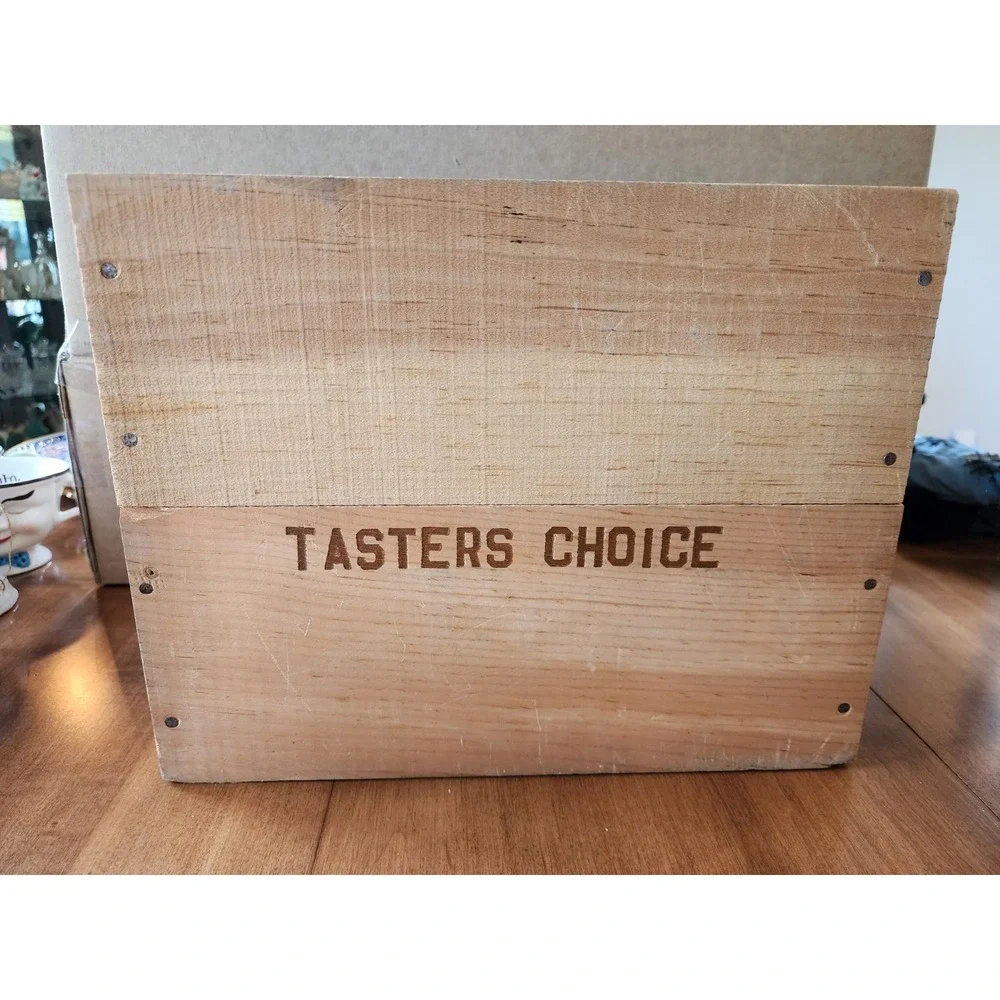 EMPTY Wine Box Original Wood Case